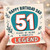 51st Birthday Card for Dad, Happy Birthday Dad 51 Years of Being a Complete Legend Card