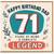 71st Birthday Card for Dad, Years of Being a Complete Legend Birthday Card