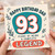 Dad 93rd Birthday Card, Happy 93rd Birthday Dad Card, Years of Being a Complete Legend