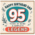 95th Birthday Card for Dad, Years of Being a Complete Legend