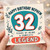 Nephew 32nd Birthday Card, Happy Birthday Nephew, Years of Being a Complete Legend