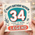34th Birthday Card for Nephew, Happy Birthday Nephew 34 Years of Being a Complete Legend Card