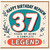 Nephew 37th Birthday Card, Happy Birthday Nephew 37 Years of Being a Complete Legend