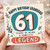 Granddad 61st Birthday Card, Happy Birthday Granddad Legend Card