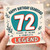 Granddad 72nd Birthday Card, Happy Birthday Grandad Legend Card