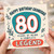 80th Birthday Card for Granddad, Happy Birthday Granddad Legend Card