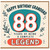 88th Birthday Card for Grandad, Happy Birthday Granddad Complete Legend Card