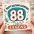 88th Birthday Card for Grandad, Happy Birthday Granddad Complete Legend Card
