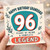 96th Birthday Granddad Card, Happy Birthday Granddad Legend Design