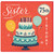 75th Birthday Card for Sister, Happy Birthday Sister Card