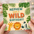Nephew Birthday Card - Have a Wild Birthday, Jungle Animals with Giraffe, Lion and Zebra, Fun Kids Safari Theme