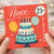 23rd Birthday Card for Niece, Happy Birthday to a Special Niece, Cake and Balloons Design