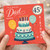45th Birthday Card for Dad, Happy Birthday Dad Card