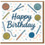 Happy Birthday Knitting & Crochet Card - Yarn Balls, Needles & Hooks Design - Birthday Card for Knitters, Crocheters & Craft Lovers