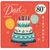 80th Birthday Dad Card, Special Dad Happy Birthday Card