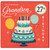 Grandson 27th Birthday Card, Happy Birthday Cake and Balloons Design