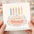 20th Birthday Sister Card