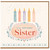 51st Birthday Sister Card