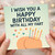 Rude Funny Birthday Card - Cheeky Bum with Candles - I Wish You a Happy Birthday With All My Fart - Hilarious Adult Humour