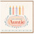 34th Birthday Card for Auntie