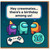 Gaming Crewmates 16th Birthday Card - Funny Space Characters with Controller and Speech Bubble - Teen Gamer Birthday Card for Boys or Girls