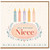 Niece 29th Birthday Card