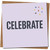 Celebrate Confetti Greeting Card - 145mm x 145mm - Minimal Pastel Design - Congratulations, Birthday, Graduation, New Job, Includes Kraft Envelope