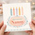Nanny 80th Birthday Card, 80th Birthday Nanny Card