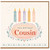 34th Birthday Cousin Card