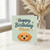 Happy Birthday Mum Card - Cute Puppy and Hearts Design, Sweet Dog Theme for Mum