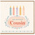 38th Birthday Cousin Card