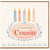 73rd Birthday Cousin Card