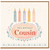99th Birthday Cousin Card