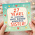 27th Birthday Card for Sister, 27 Years of Sunshine Happy Birthday Wonderful Sister