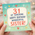 31st Birthday Sister Card, Happy Birthday Wonderful Sister Card