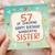 57th Birthday Card for Sister, Happy Birthday Wonderful Sister