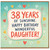 38th Birthday Card for Daughter, 38 Years of Sunshine Happy Birthday Wonderful Daughter Card