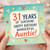 Auntie 31st Birthday Card, 31 Years of Sunshine Happy Birthday Card