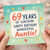 69th Birthday Card for Auntie, Happy Birthday Wonderful Auntie Card