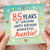 85th Birthday Card for Auntie, 85 Years of Sunshine Happy Birthday Wonderful Auntie Card