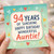 94th Birthday Card for Auntie, 94 Years of Sunshine Happy Birthday Wonderful Auntie Card