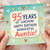 95th Birthday Auntie Card, 95 Years of Sunshine Happy Birthday Wonderful Auntie Card