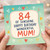 84th Birthday Card for Mum, 84 of Sunshine Happy Birthday Wonderful Mum Card