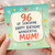 96th Birthday Card for Mum, Wonderful Mum Birthday Card
