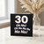 Funny 30th Birthday Card - Big 30 with 'Oh No! Oh No No!' Bold Black Typography Humour Card for Him, Her or Friend