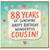 88th Birthday Card for Cousin, 88 Years of Sunshine Happy Birthday Wonderful Cousin Card