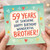 59th Birthday Card for Brother, Happy Birthday Wonderful Brother Card