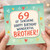 69th Birthday Card for Brother, Happy Birthday Wonderful Brother Card