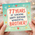 77th Birthday Card for Brother, 77 Years of Sunshine Happy Birthday Wonderful Brother Card