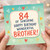 84th Birthday Card for Brother, 84 of Sunshine Happy Birthday Wonderful Brother